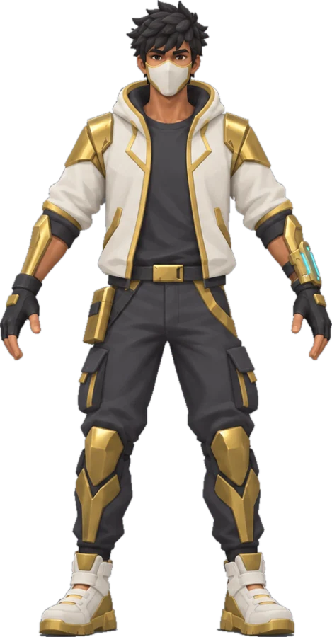 NEX in Gold Elite armour